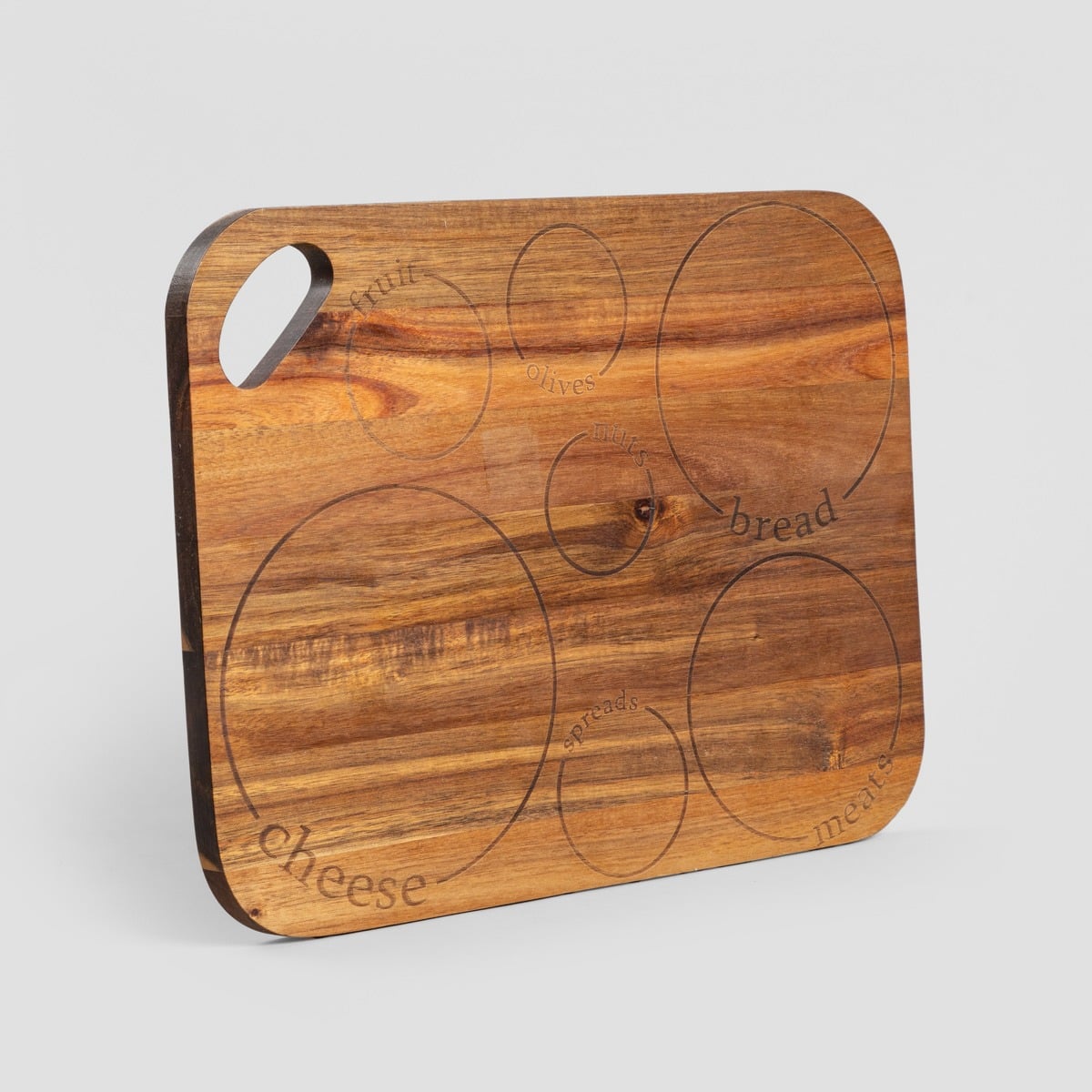 MOOKA Cheese Board 40x30 cm Natural Wood Serving Dish
