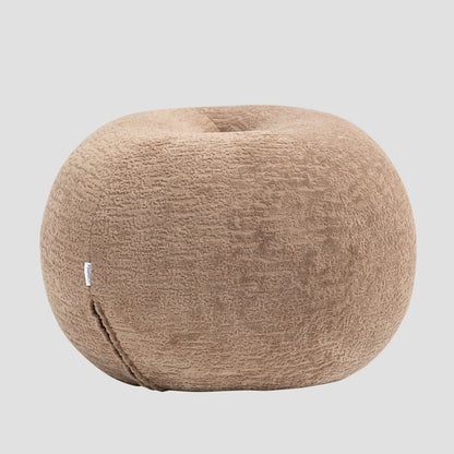 LUNCTA Beige Pouf 82x52x34 cm