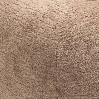 LUNCTA Beige Pouf 82x52x34 cm