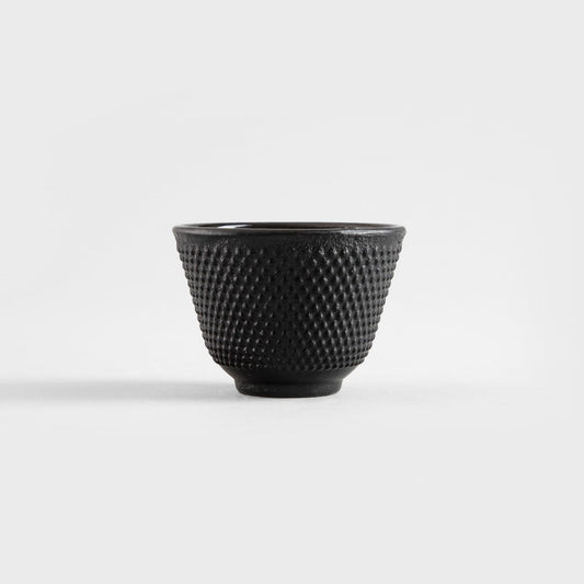ANDREAS Black Tea Bowls Set of 2 - 60ml Cast Iron Cups
