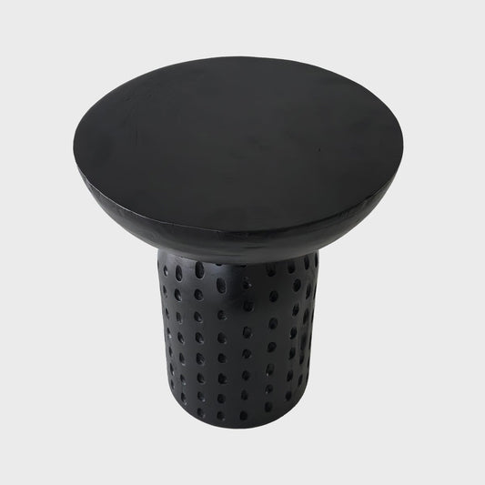 CHARME Wooden Black Coffee Table 37x37x42 cm