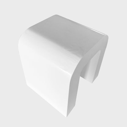ESCURO Wooden White Stool - Minimalist Durable Seating