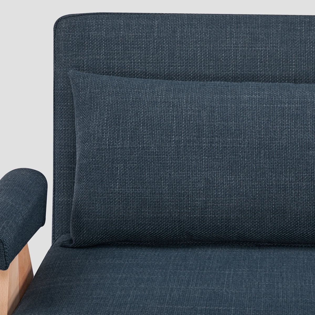 CALORE 2-Seater Sofa with Sleeping Function Navy Blue