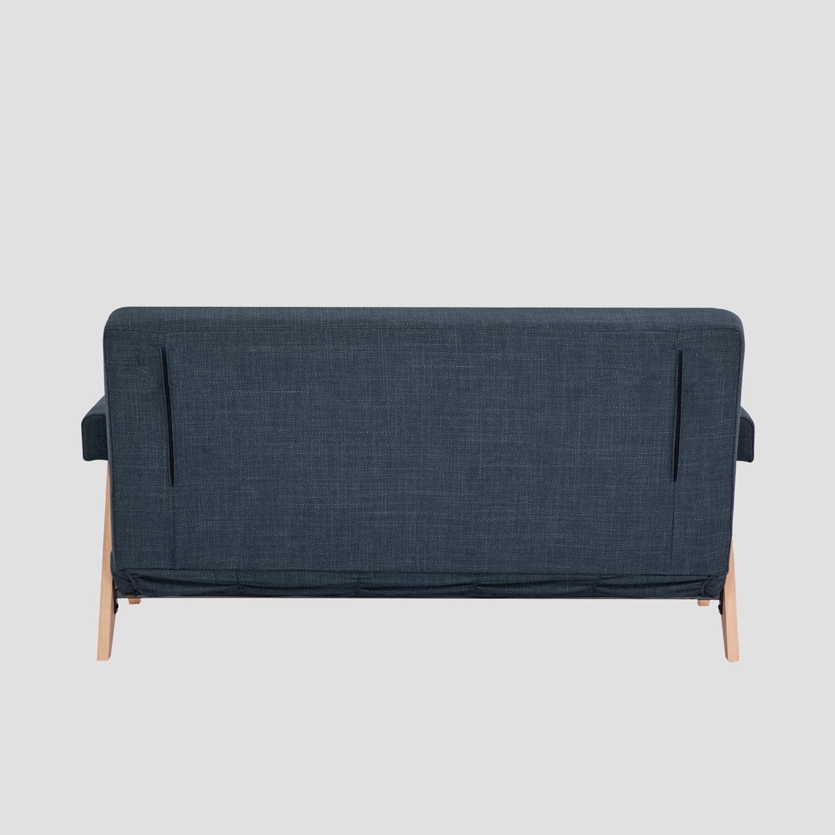 CALORE 2-Seater Sofa with Sleeping Function Navy Blue