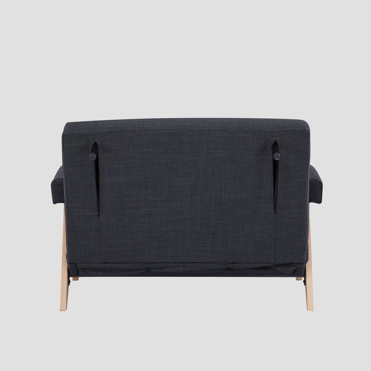 CALORE 1-Seater Sofa with Sleeping Function Dark Grey
