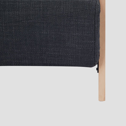 CALORE 1-Seater Sofa with Sleeping Function Dark Grey