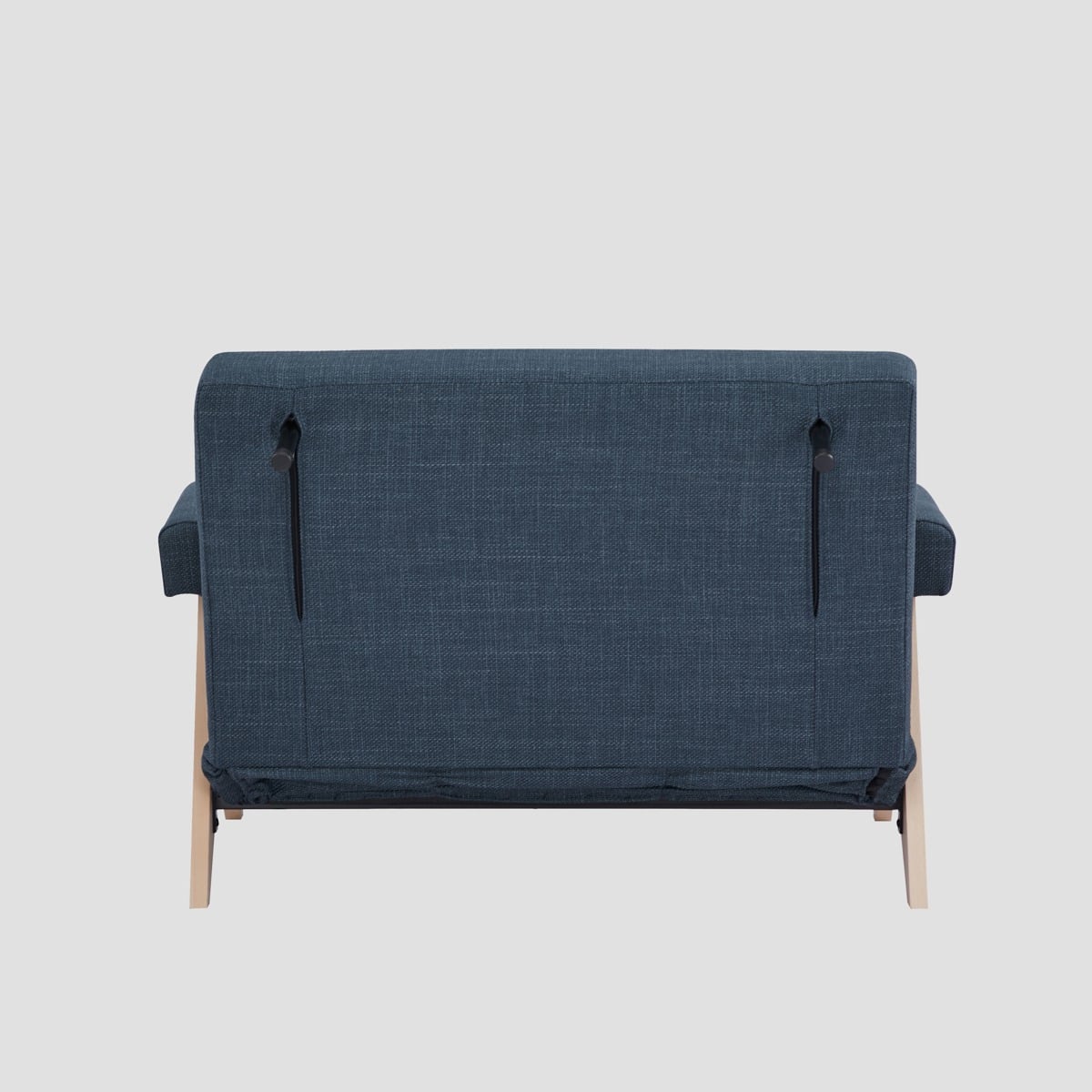 CALORE 1-Seater Sofa with Sleeping Function Navy Blue