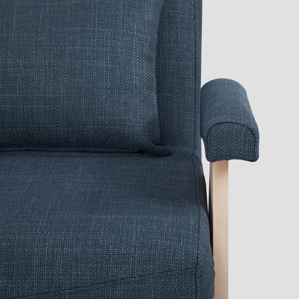 CALORE 1-Seater Sofa with Sleeping Function Navy Blue