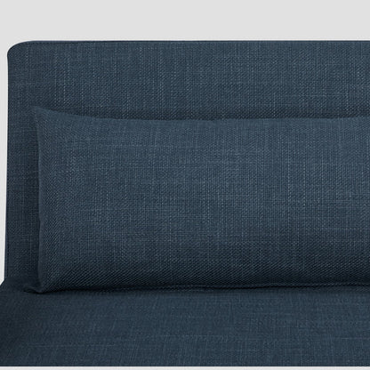 CALORE 1-Seater Sofa with Sleeping Function Navy Blue