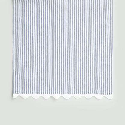 BAROSO Table Runner with Decorative White Trim 40x160 cm