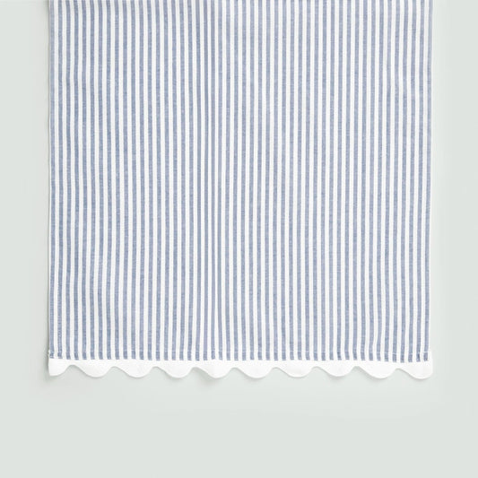 BAROSO Table Runner with Decorative White Trim 40x160 cm