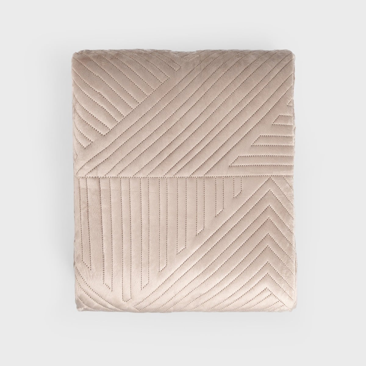 AURUM Gold Velvet Quilted Bedspread 220x240 cm