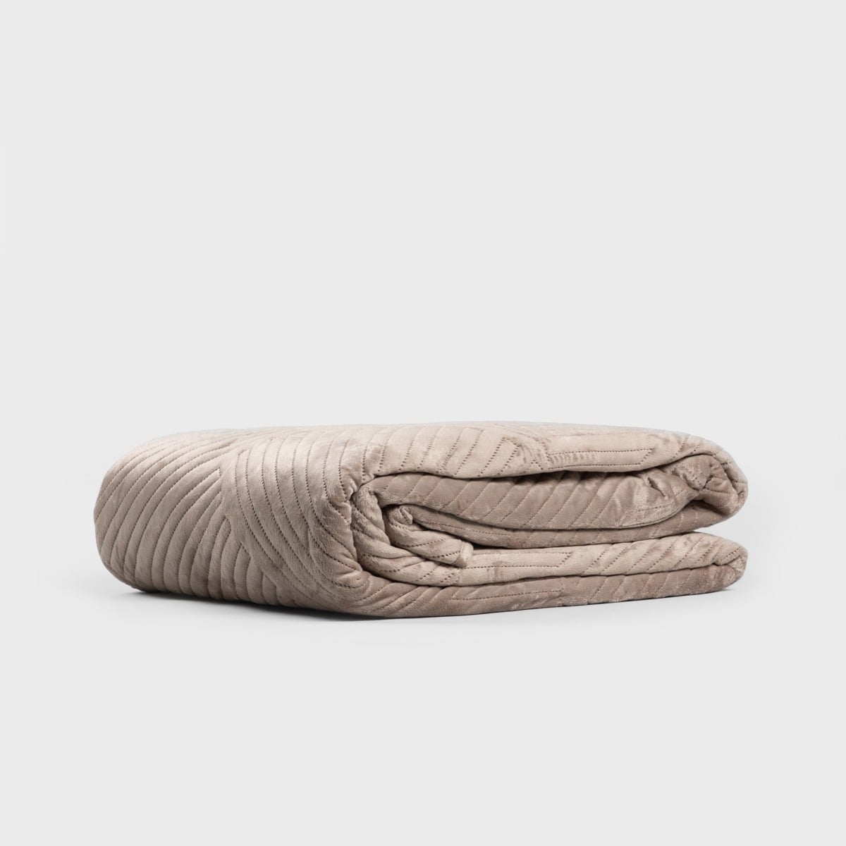 AURUM Gold Velvet Quilted Bedspread 220x240 cm