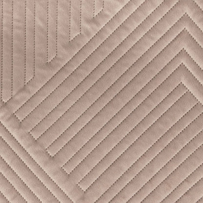 AURUM Gold Velvet Quilted Bedspread 220x240 cm