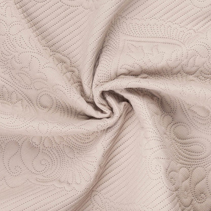 LIPARI Quilted Corduroy Bedspread with Pattern 200x220 cm