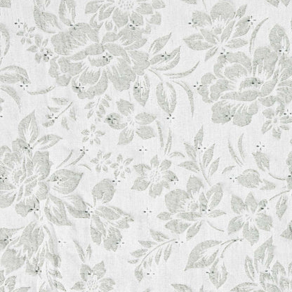 CLARO Jacquard Floral Bedspread Pistachio 200x220 cm