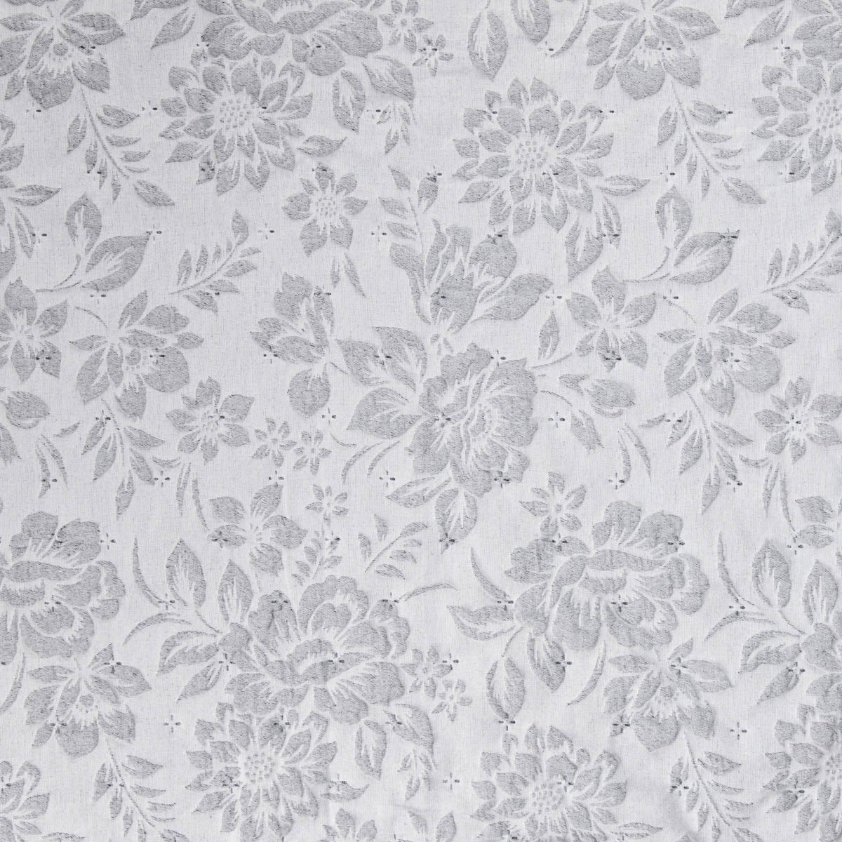 Drapery Claro Jacquard Floral Pattern Grey Bedspread 200x220 cm