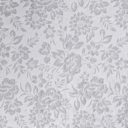 Drapery Claro Jacquard Floral Pattern Grey Bedspread 200x220 cm