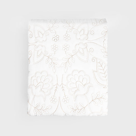 Cludo Microfibre Embroidered Bedspread 200x220 cm