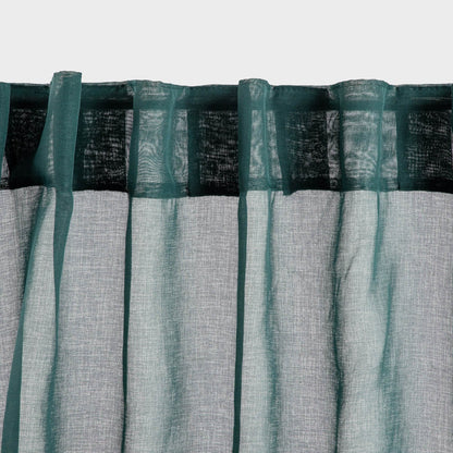 Curtain blind ADI Green Curtain with Pompoms 140x250 cm