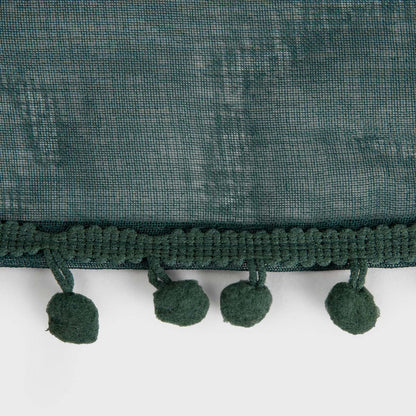 Curtain blind ADI Green Curtain with Pompoms 140x250 cm