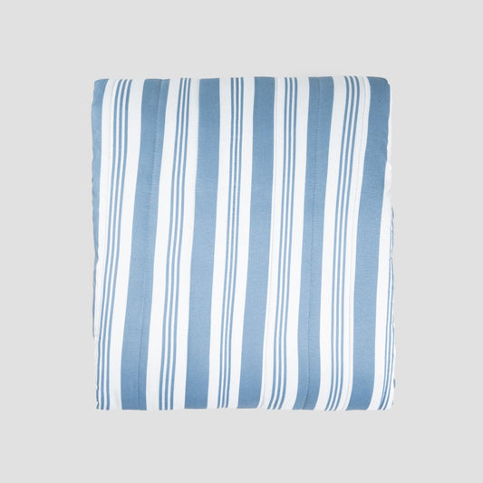 Modern Hamptons Striped Printed Bedspread 200x220 cm