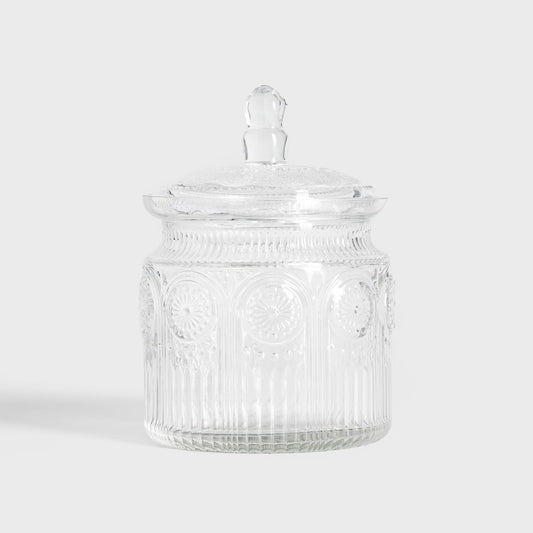 BARREL Glass Container 1.3L with Airtight Lid