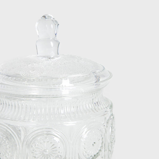 BARREL Glass Container 1.3L with Airtight Lid