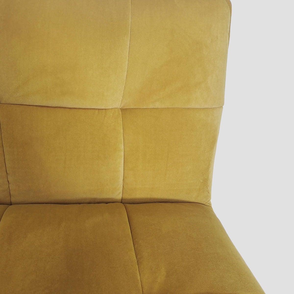 NELOX Mustard Velour Armchair 63x69x73 cm