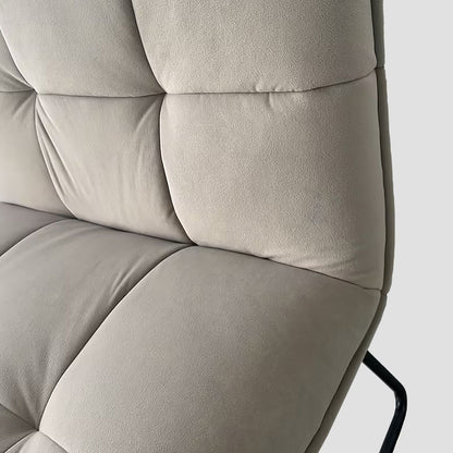 Armchair NELOX Velour Grey 63x67x49 cm