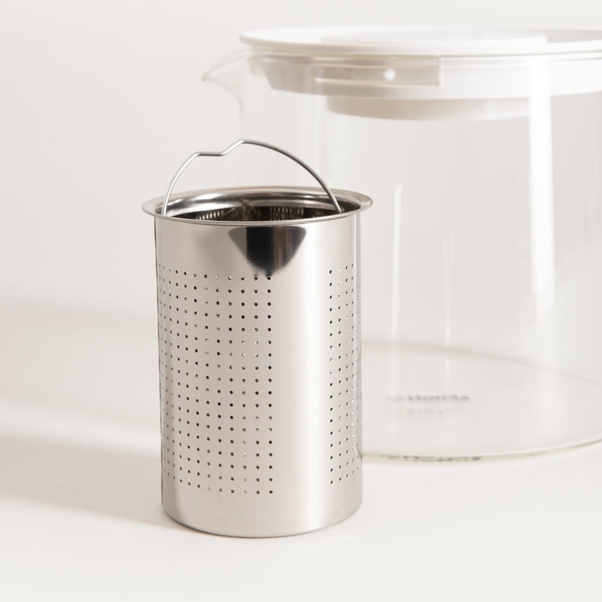 MILBO Tea Infuser Jug with Brewer and Warmer - 1 Litre
