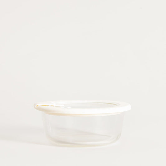 NEGOZIO Small Round Glass Container 0.4L
