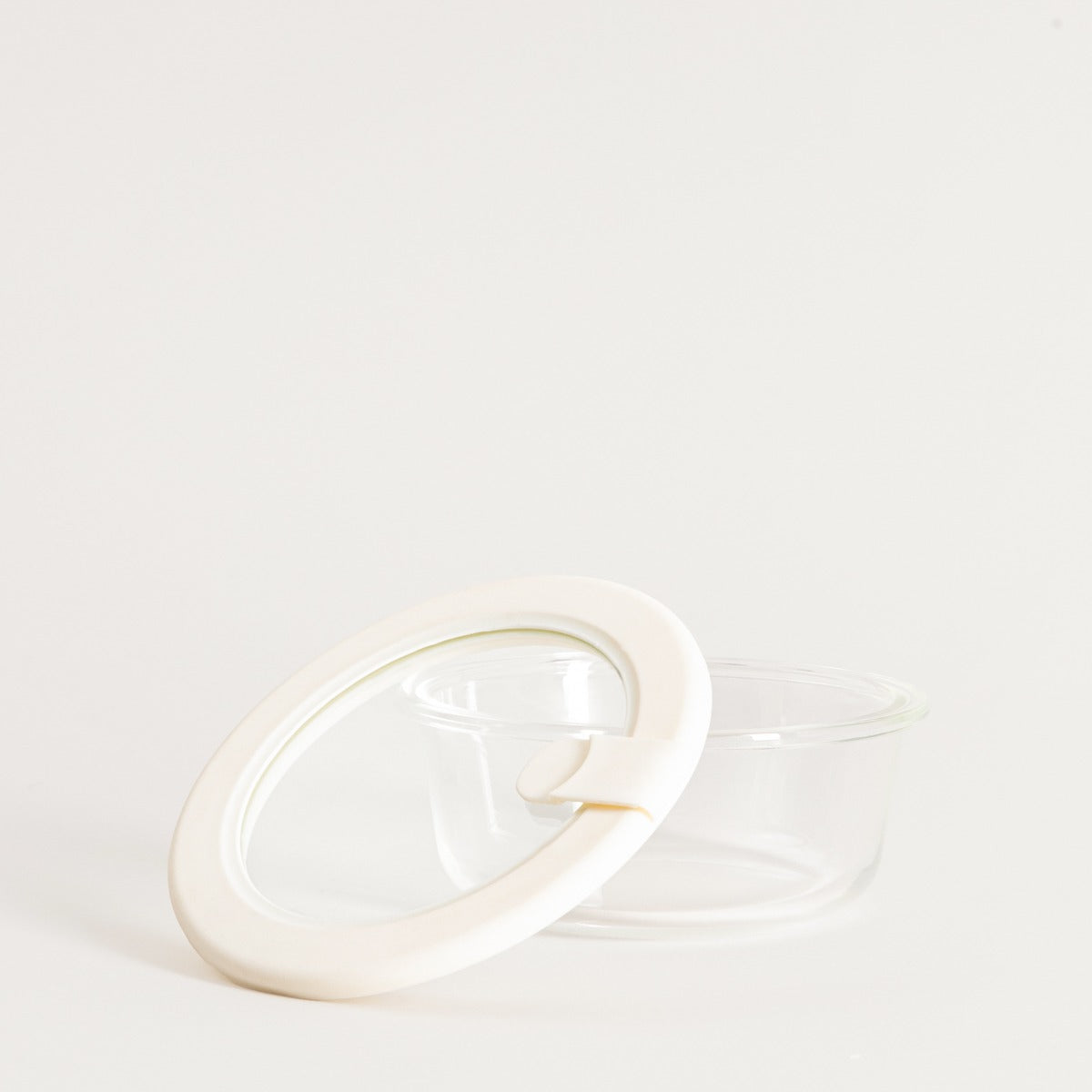 NEGOZIO Small Round Glass Container 0.4L
