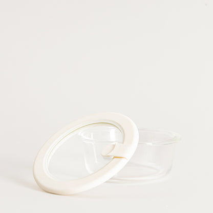 NEGOZIO Small Round Glass Container 0.4L