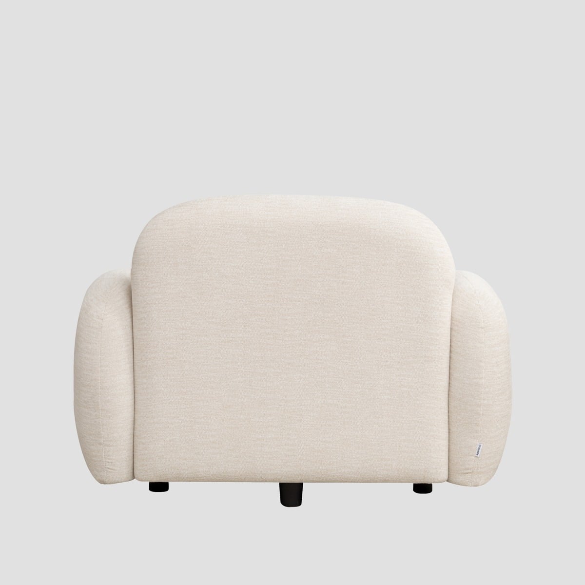 HELMI Ecru Armchair 108x87x73 cm - Modern Comfortable Seating