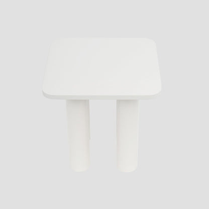 DRUVA White Coffee Table 40x40x40 cm