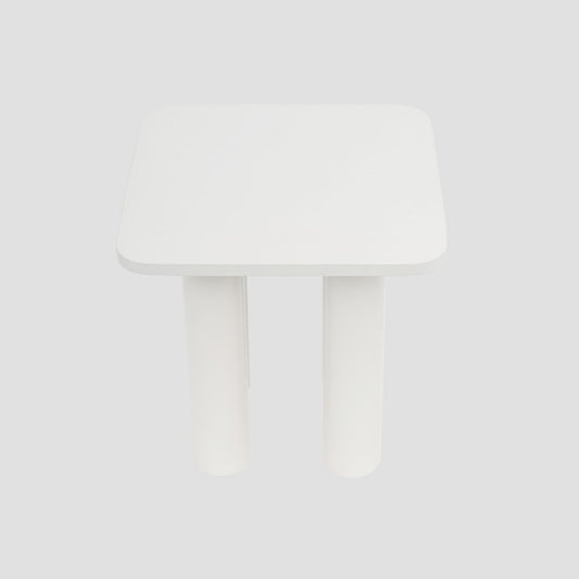 DRUVA White Coffee Table 40x40x40 cm