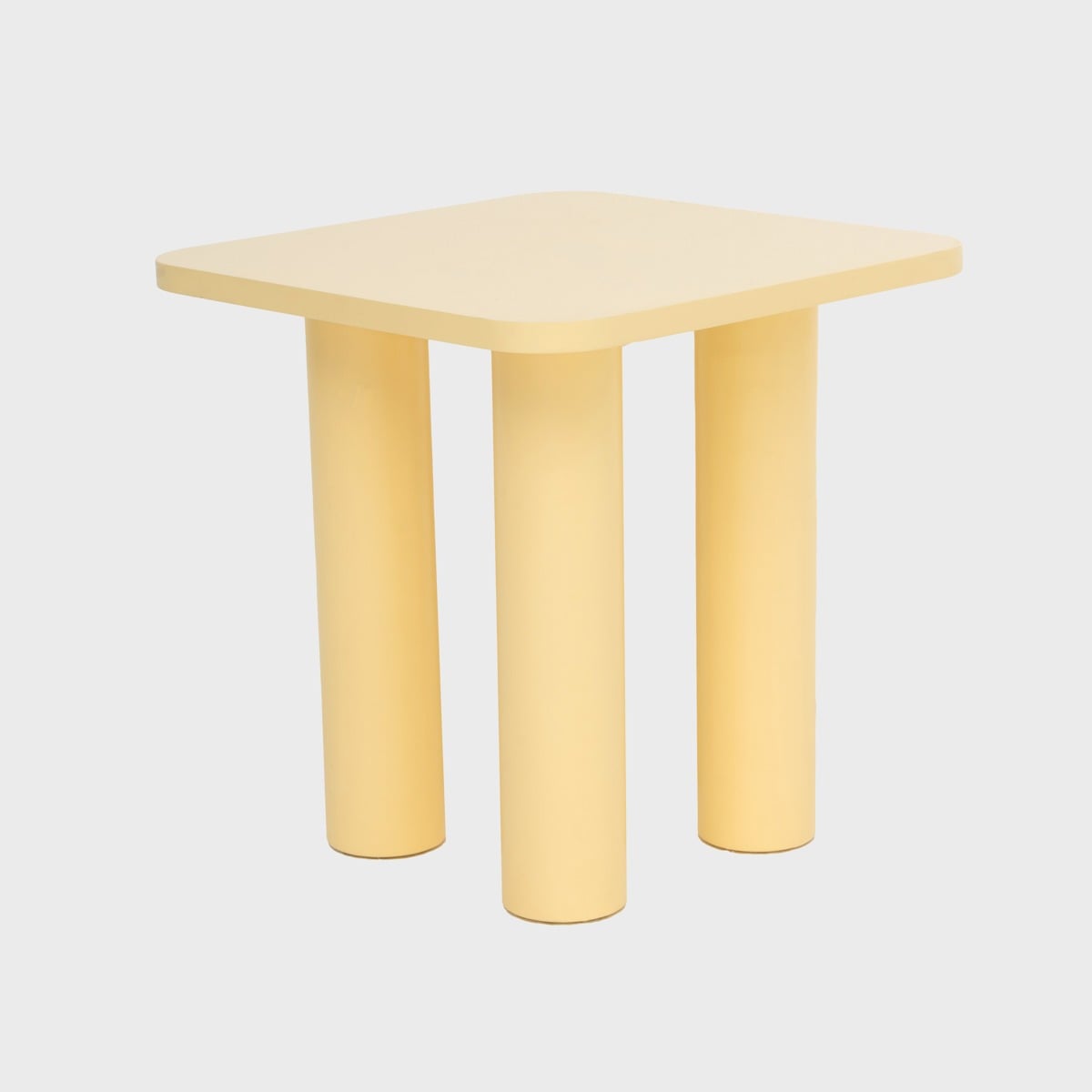 DRUVA White Coffee Table 40x40x40 cm