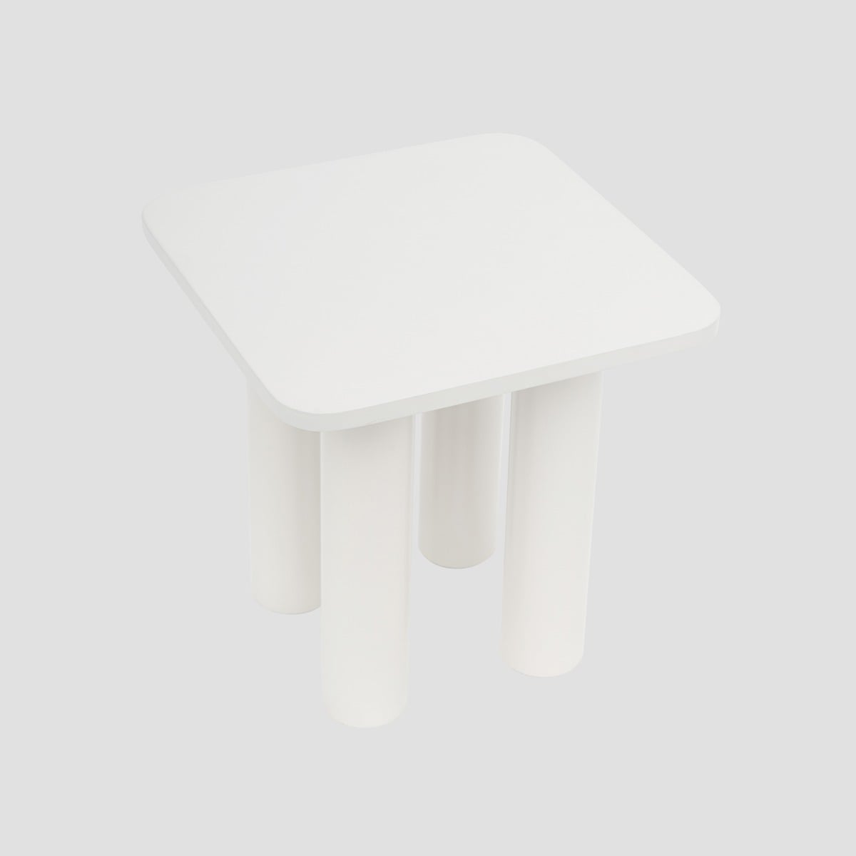 DRUVA White Coffee Table 40x40x40 cm