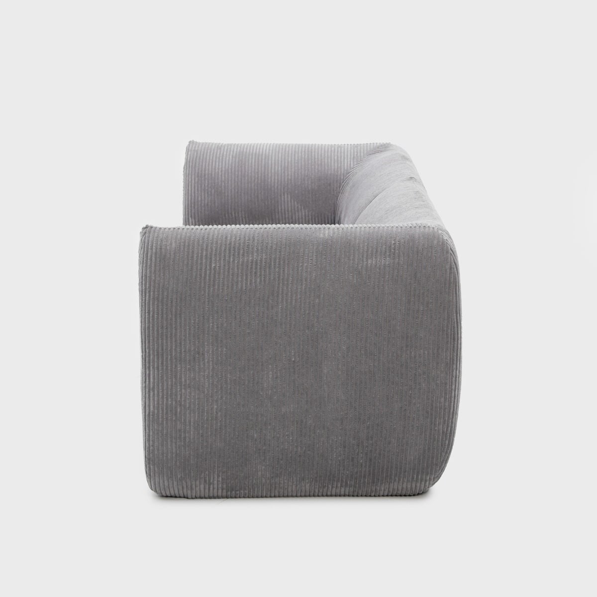 Modular sofa SVELA Modular 2-Seater Grey Foam Corduroy Sofa