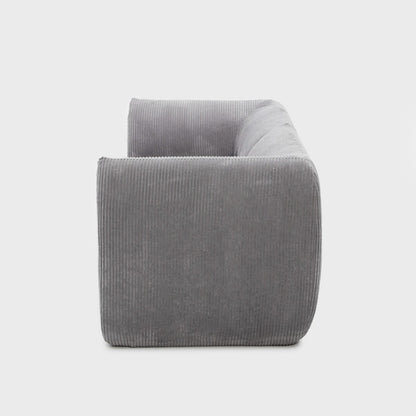 Modular sofa SVELA Modular 2-Seater Grey Foam Corduroy Sofa