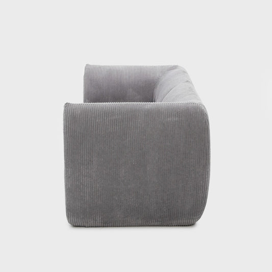 Modular sofa SVELA Modular 2-Seater Grey Foam Corduroy Sofa
