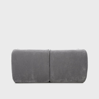 Modular sofa SVELA Modular 2-Seater Grey Foam Corduroy Sofa