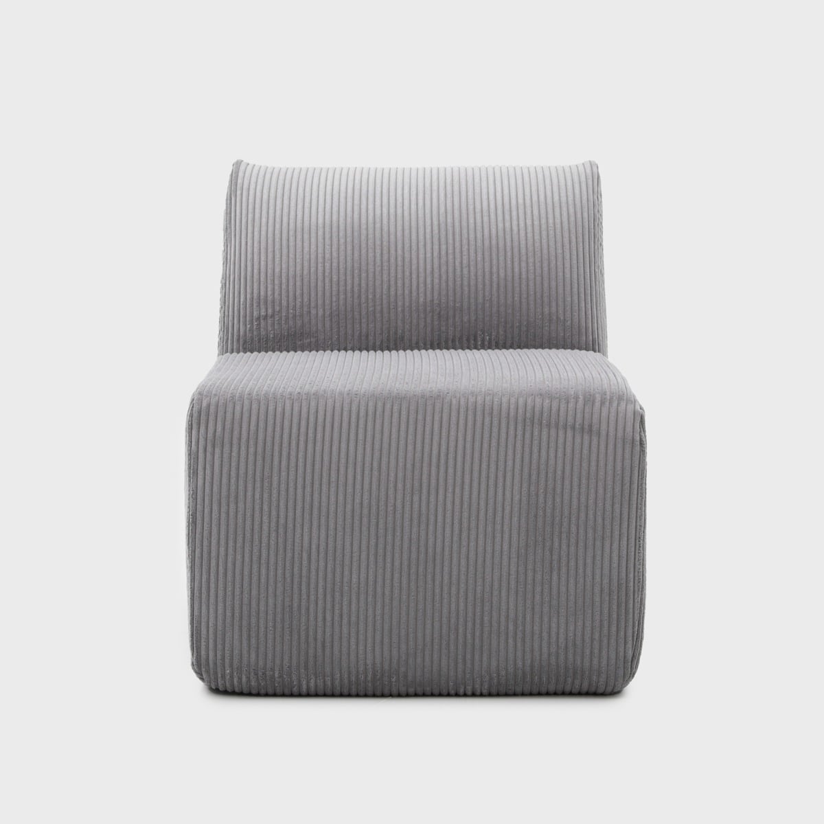 Armchair modular SVELA Modular Armchair Gray Corduroy Upholstered 59.5x80x62 cm