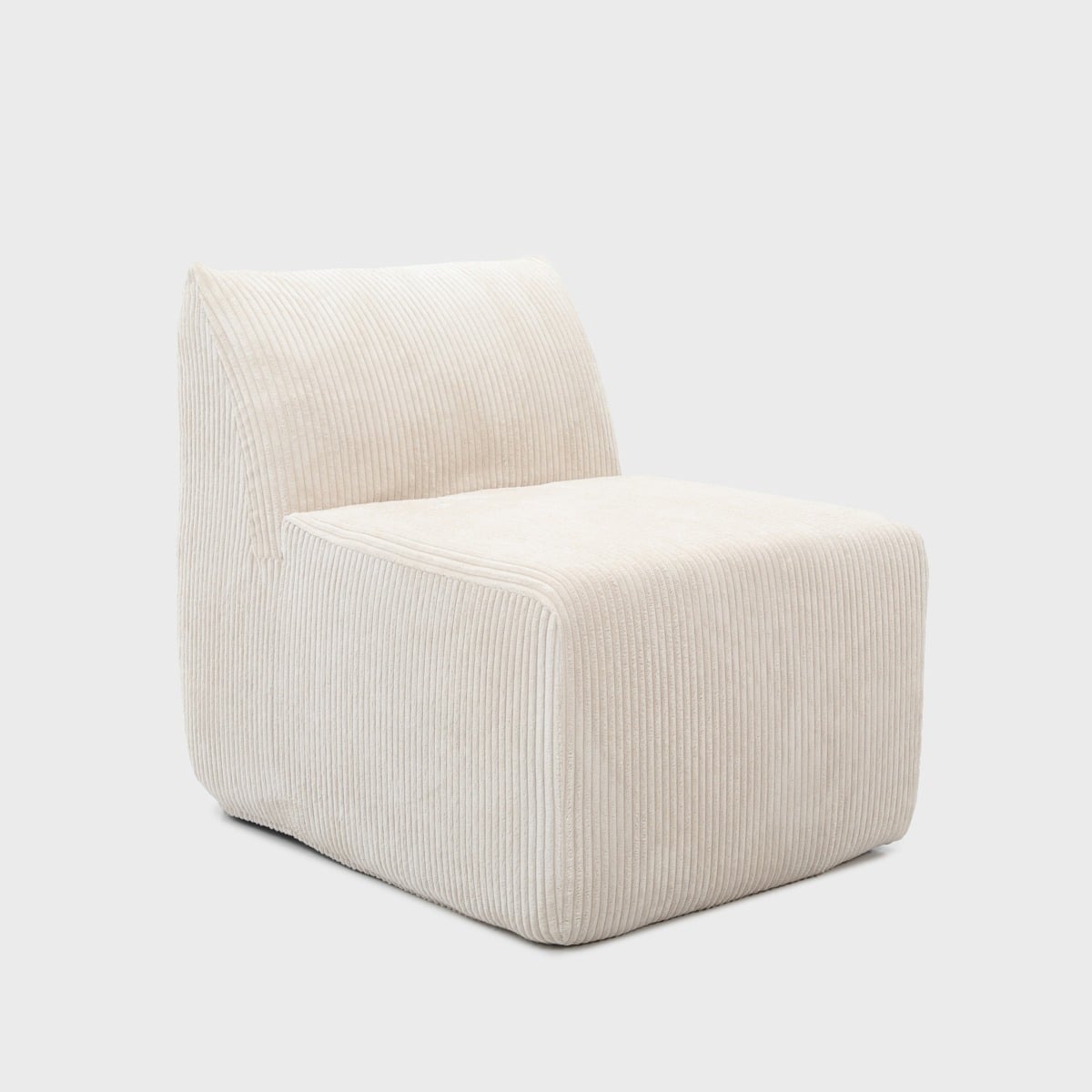 Armchair modular SVELA Beige Corduroy Modular Armchair 59.5x80x62 cm
