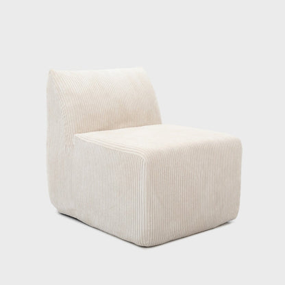 Armchair modular SVELA Beige Corduroy Modular Armchair 59.5x80x62 cm
