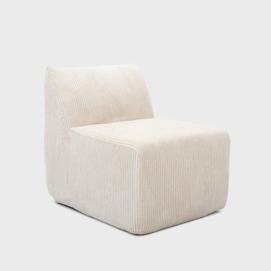 SVELA Beige Corduroy Modular Armchair 59.5x80x62 cm