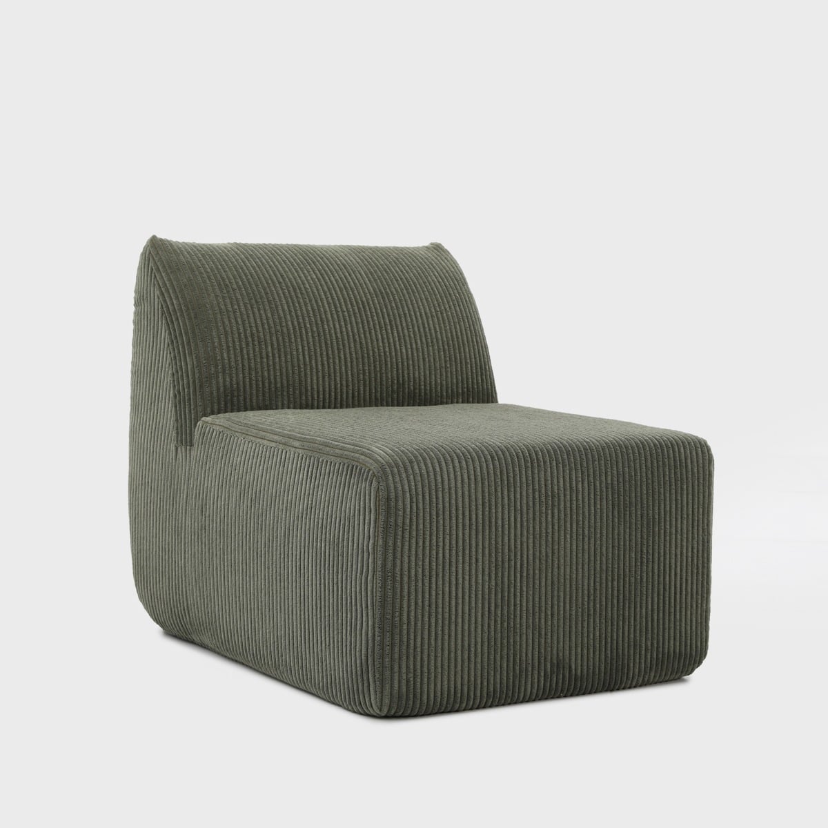 Armchair modular SVELA Modular Armchair Olive Corduroy