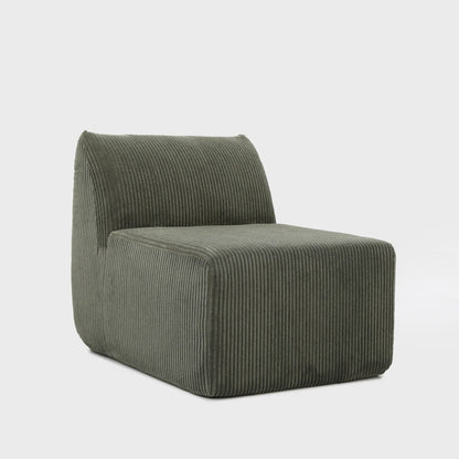 Armchair modular SVELA Modular Armchair Olive Corduroy