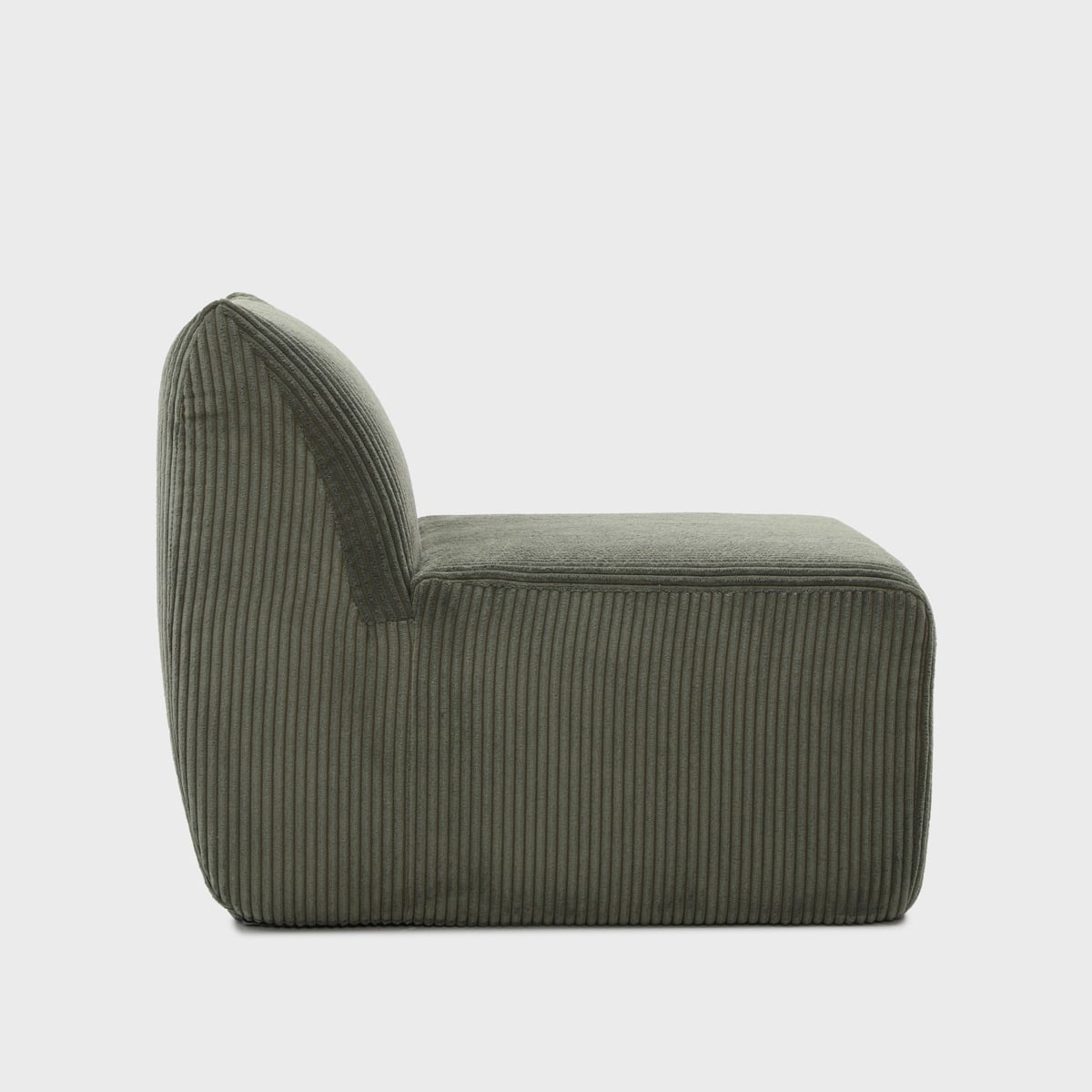 Armchair modular SVELA Modular Armchair Olive Corduroy